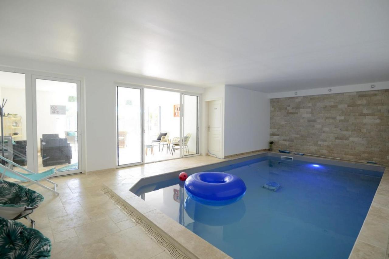 Les 4 Saisons Piscine Interieure Apartment Mer Luaran gambar