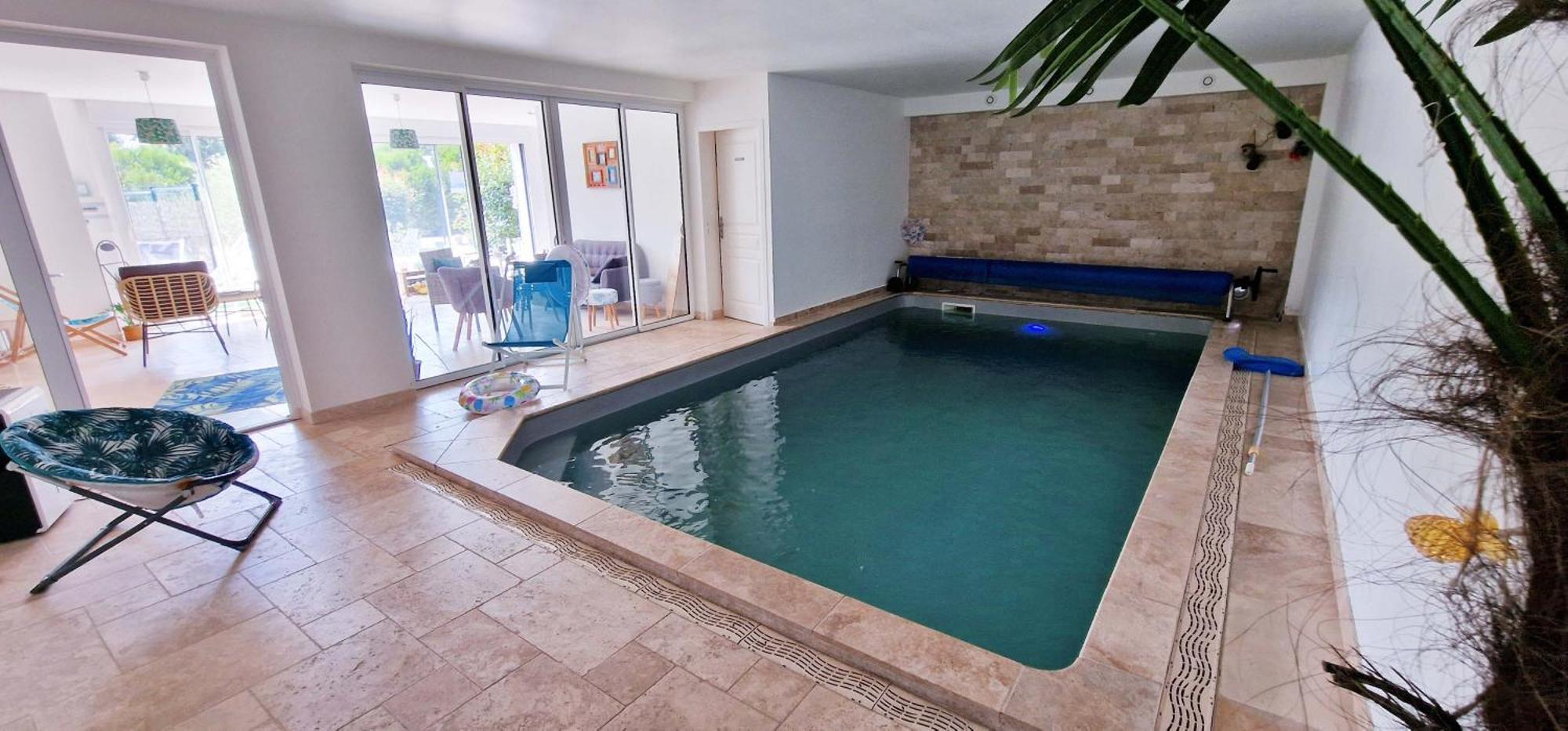 Les 4 Saisons Piscine Interieure Apartment Mer Luaran gambar