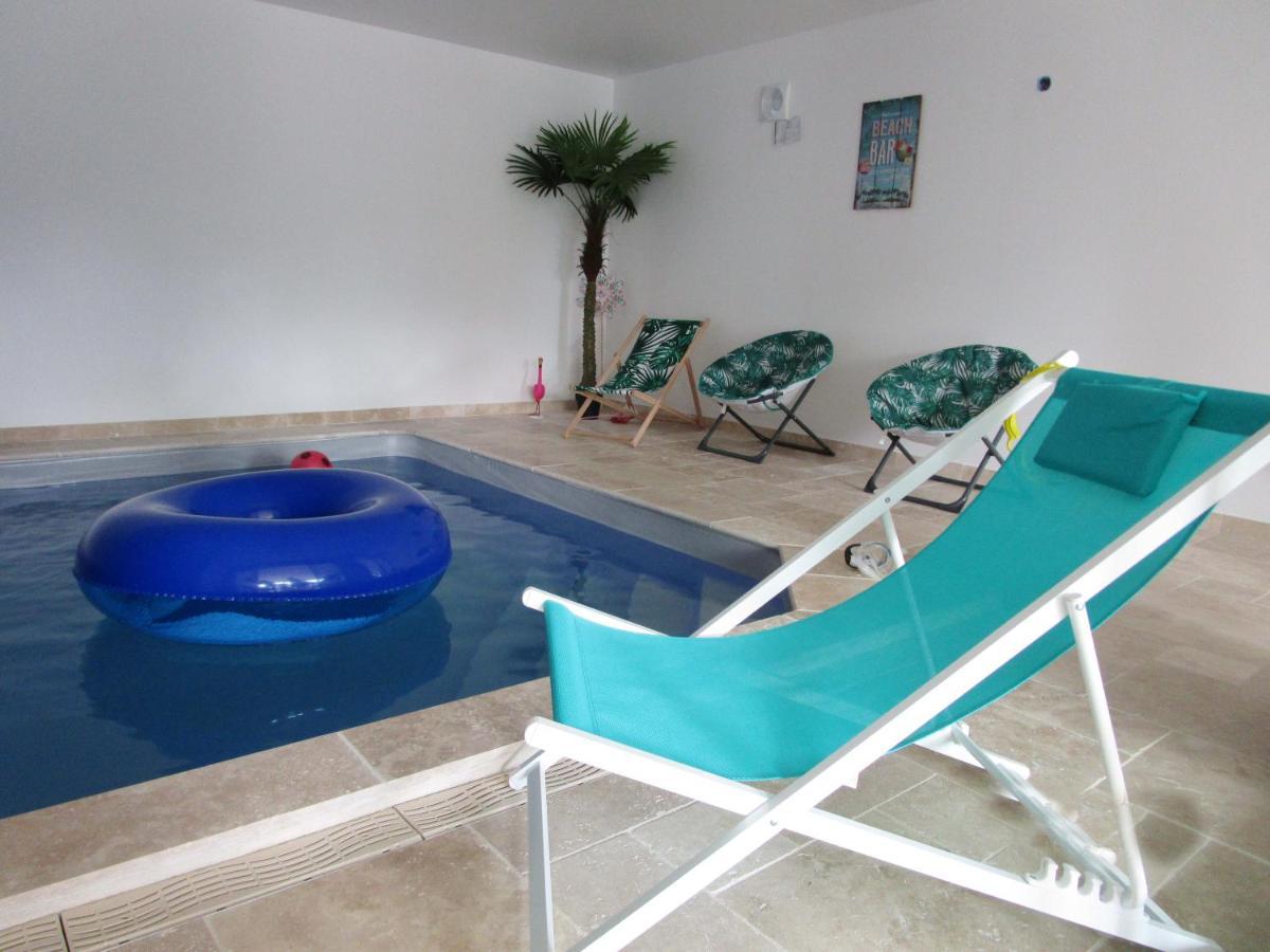 Les 4 Saisons Piscine Interieure Apartment Mer Luaran gambar